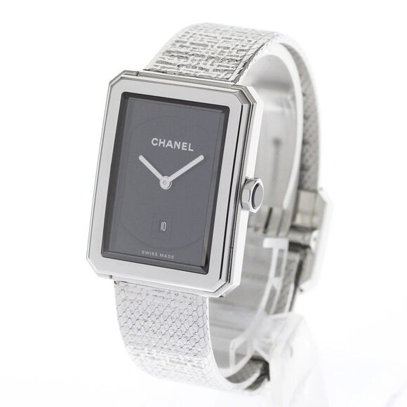 CHANEL boy friend H4878 Date black Dial Quartz Boy's Watch_821619 - Picture 14 of 16